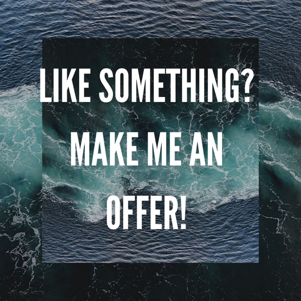 I accept reasonable offers!
